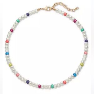 ON 34TH Bead & Imitation Pearl Necklace - NEW WITH TAGS!! women’s jewelry pearls